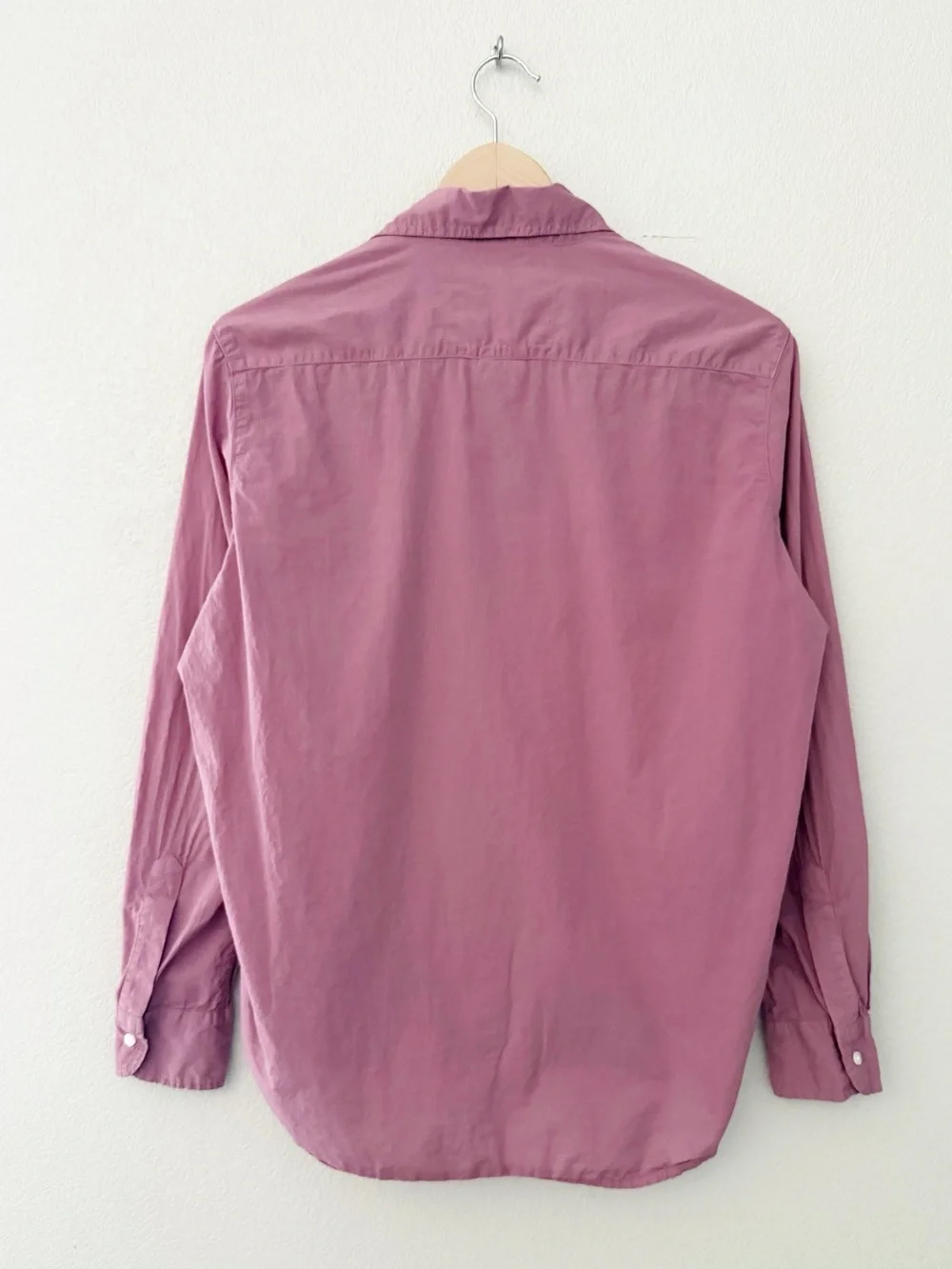 Frank and Eileen Button Up Shirt Small Pink Cotton Collared Quiet Luxury Casual - Picture 3 of 10